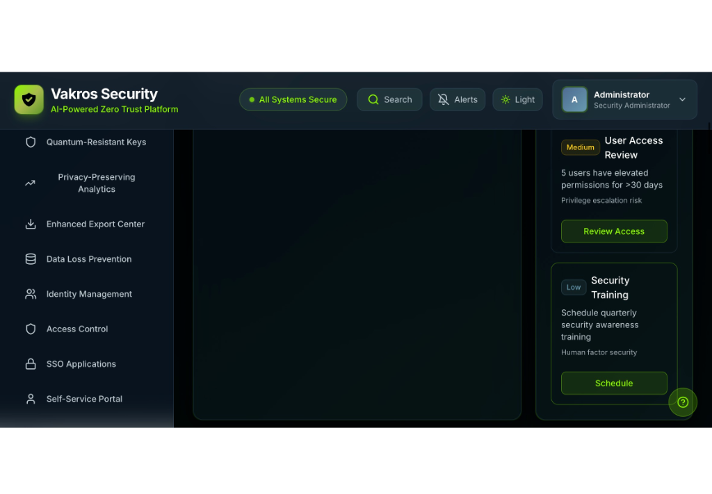 Data loss prevention panel preview